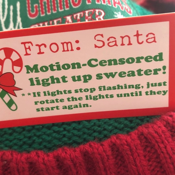 Ugly Christmas Sweater that lights up! SZ S 🆕 - Picture 2 of 10